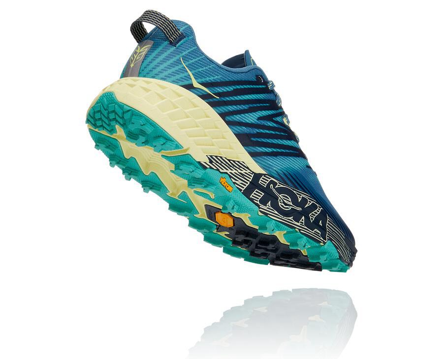 Hoka One One トレイルシューズ レディース 青 - スピードゴート4 - JG9451076